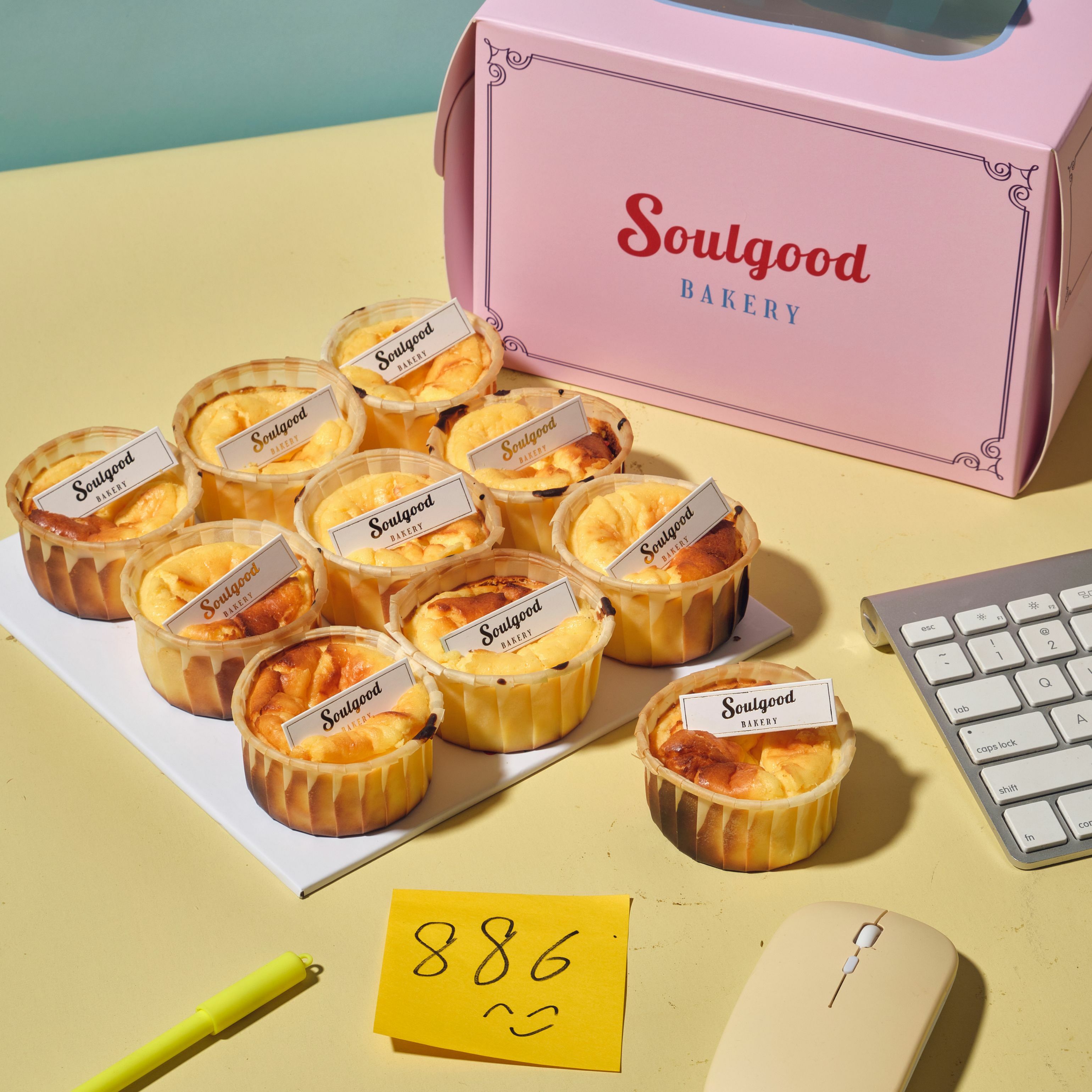 2inch Classic Petie Basque Burnt Cheesecake Set (30pcs)