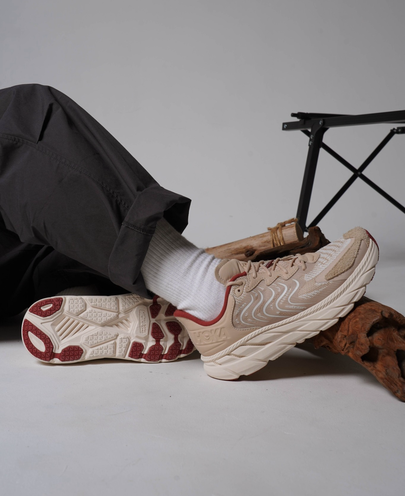 {現貨} Hoka One One Clifton LS Beige