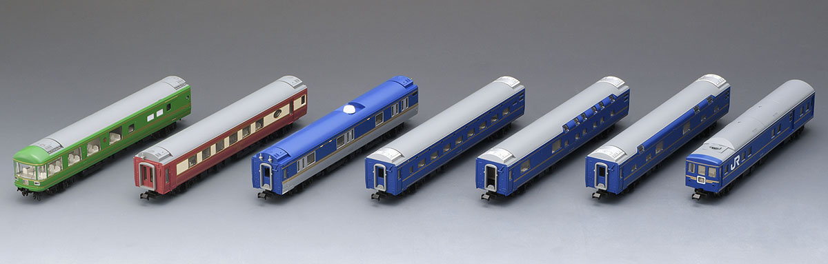 Tomix 92Tomix 92792 N規 24系25形特急寝台 夢空間北斗星 客車廂 7輛組