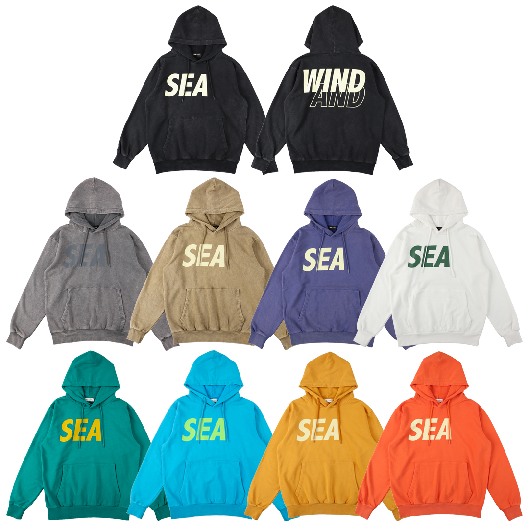 直販専門店 WIND AND SEA Sea Sulfer Hoodie (Cyan) XL - トップス