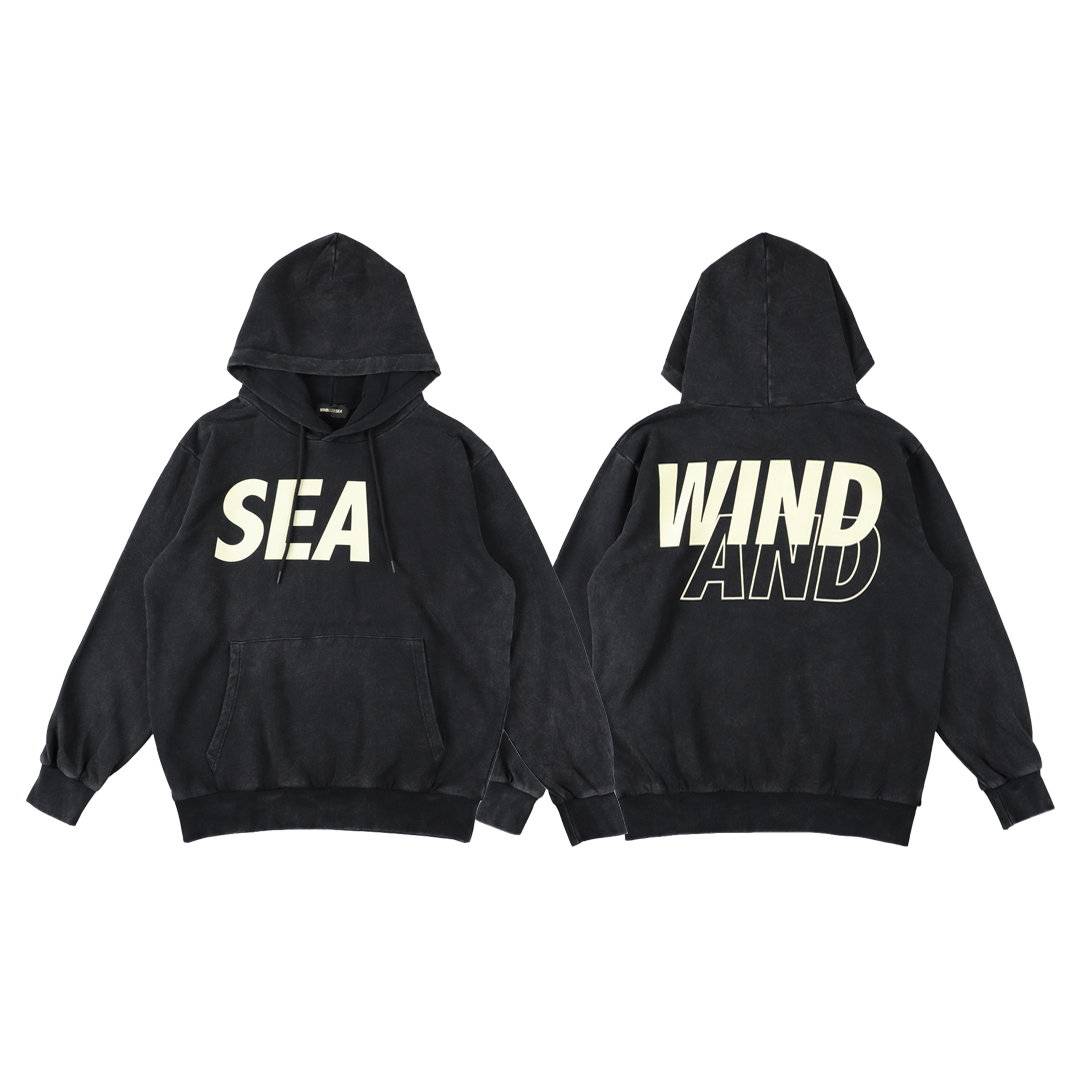 WIND AND SEA SEA SULFER HOODIE / BLACK S - パーカー