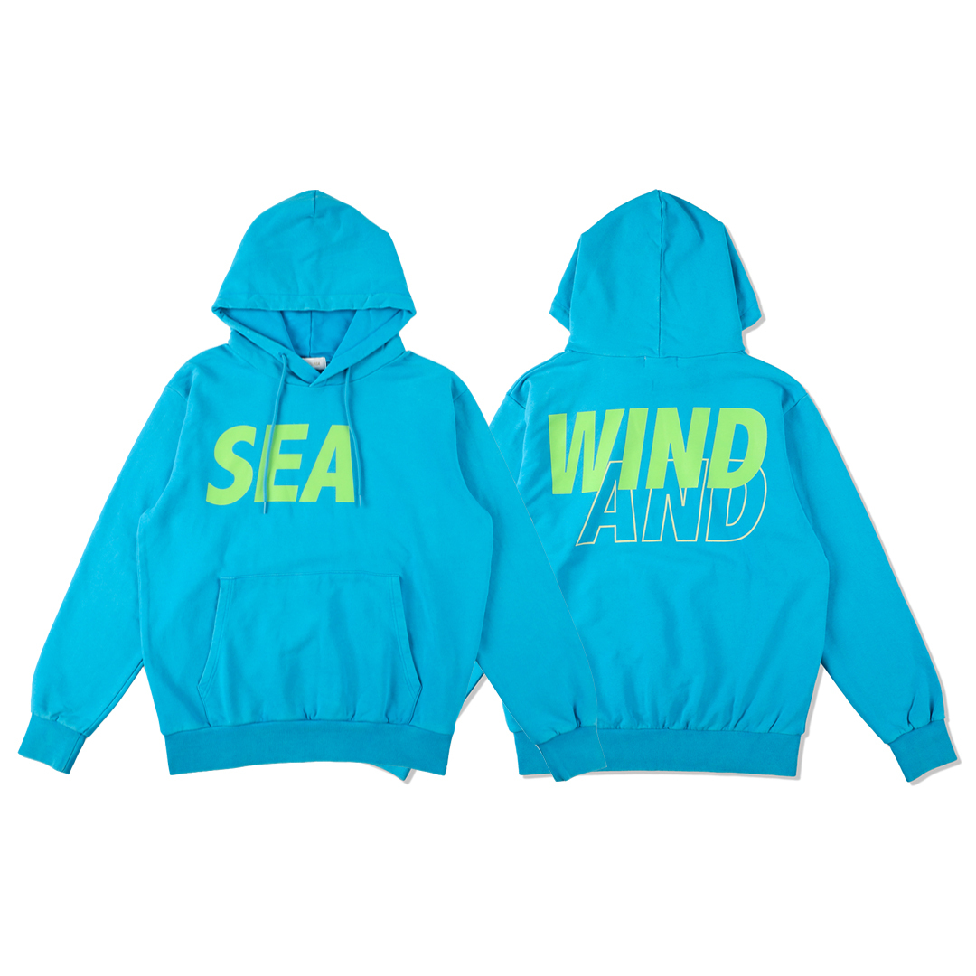 ウィンダンシー SEA HOODIE / S.BLUE-WHITE - パーカー