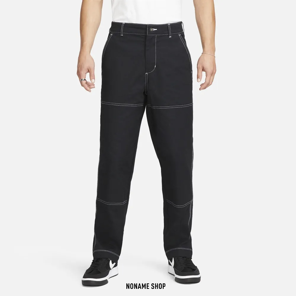 NIKE SB DOUBLE-KNEE PANT 車縫線 工裝 長褲 黑 (男款)