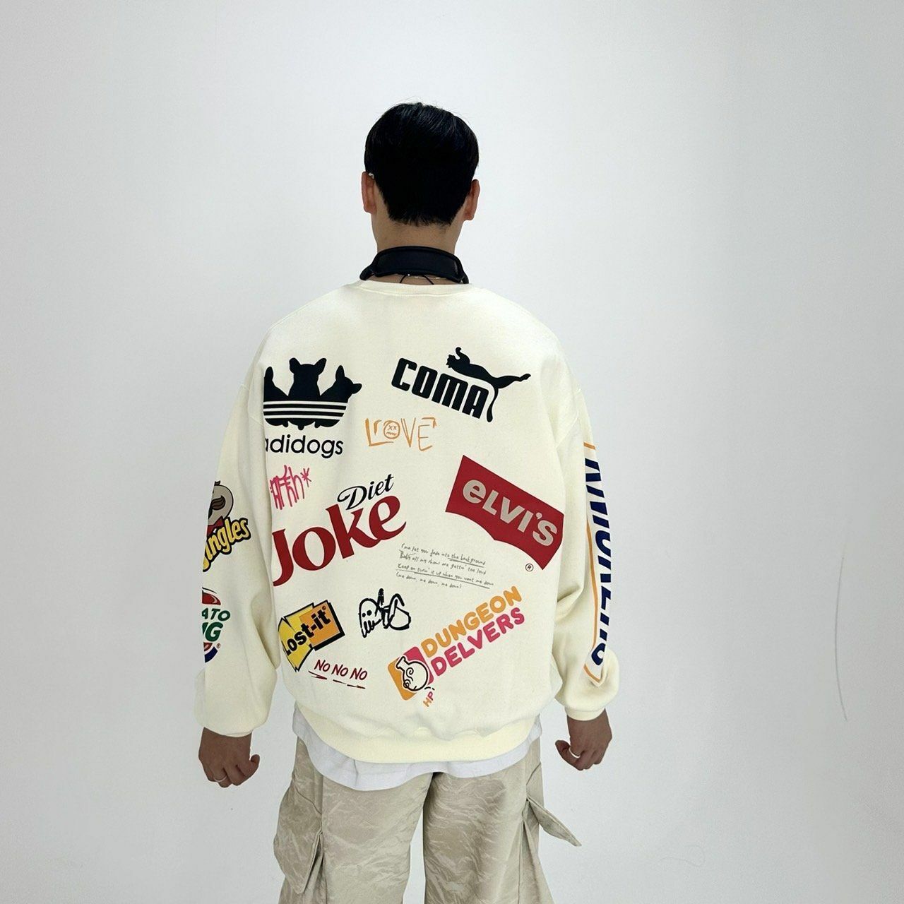 惡搞圖案英文字衛衣 BY ATTENTION-085T