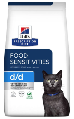 希爾思™處方食品貓用 d/d™ 皮膚/食物敏感 鴨肉與豌豆 3.5lbs  (到期日：2025年1月)