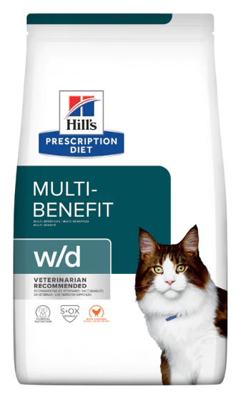 希爾思™處方食品 - w/d 貓用多種管理配方 8.5lbs