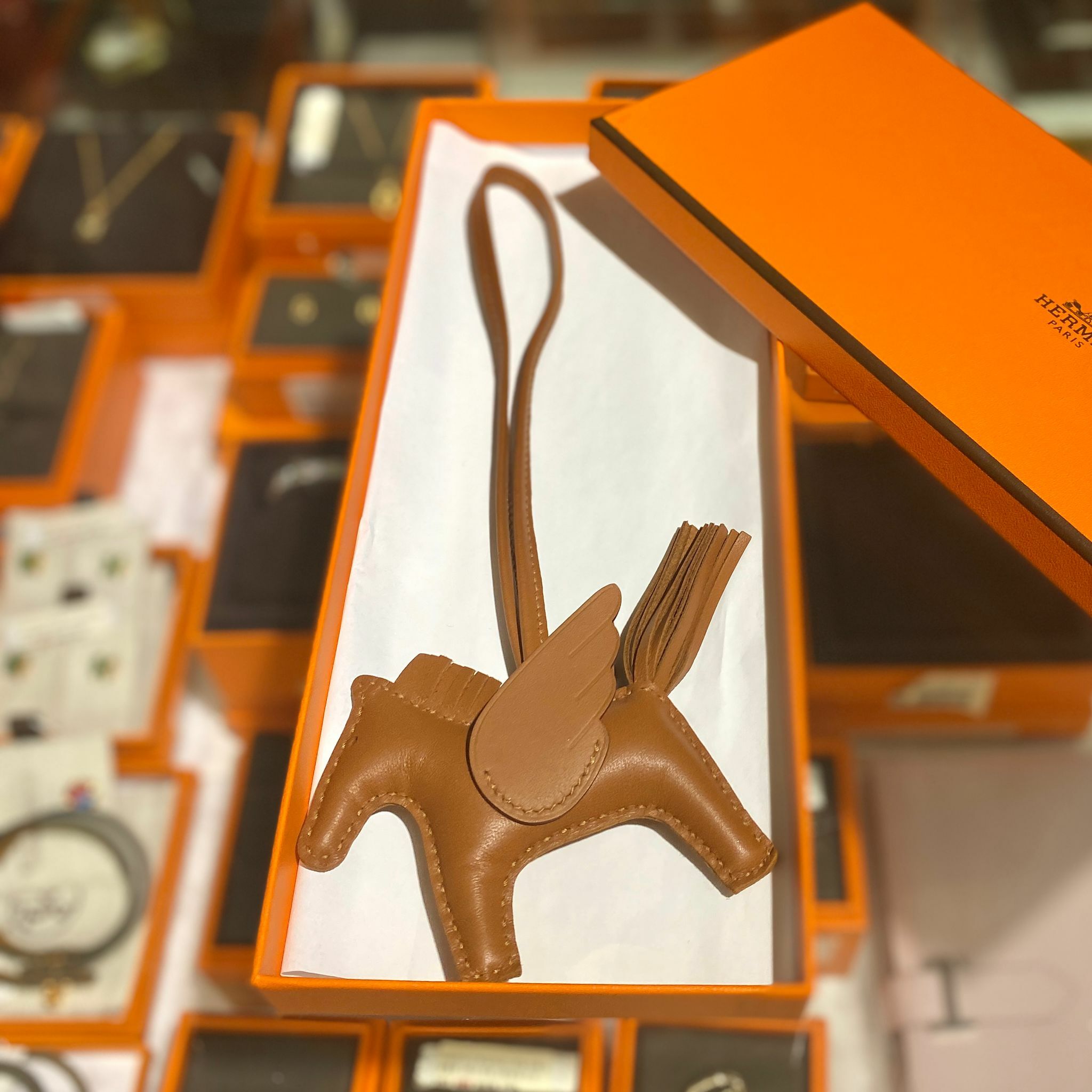 全新Hermes 飛馬PM 手袋吊飾 金棕色馬仔/Rodeo Charm #BRAND NEW #香榭站正品