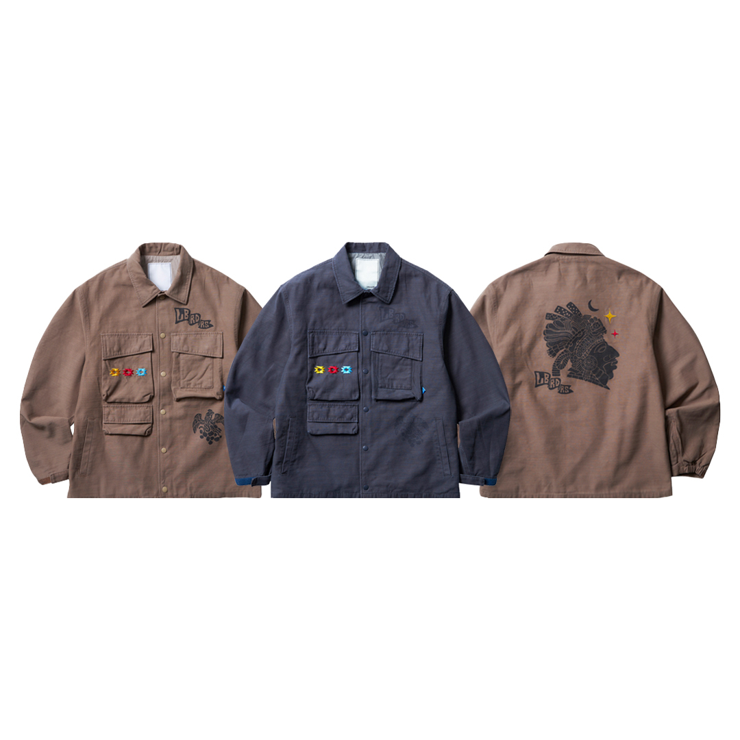 LIBERAIDERS 23F/W GARMENT DYED MILITARY JACKET