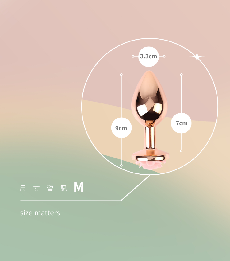 不鏽鋼肛塞 鋁合金肛塞 金屬肛塞 高級肛塞 玫瑰肛塞