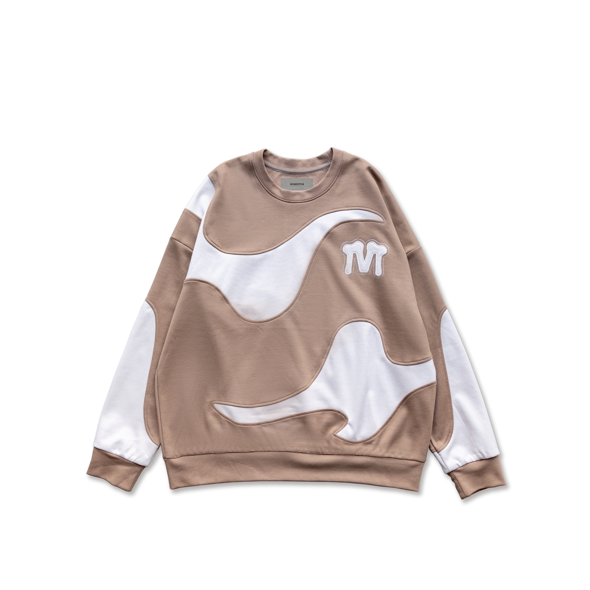 MOMENTUM Fall-Winter 2023 Waves Sweatshirt 弧型拼接衛衣