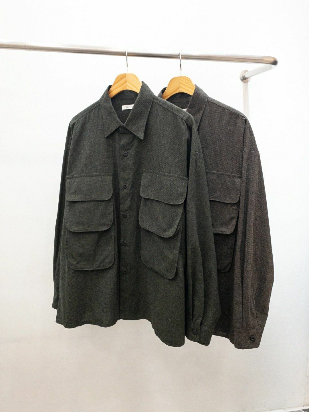 淨色四袋口長袖恤衫 COSTES-006S