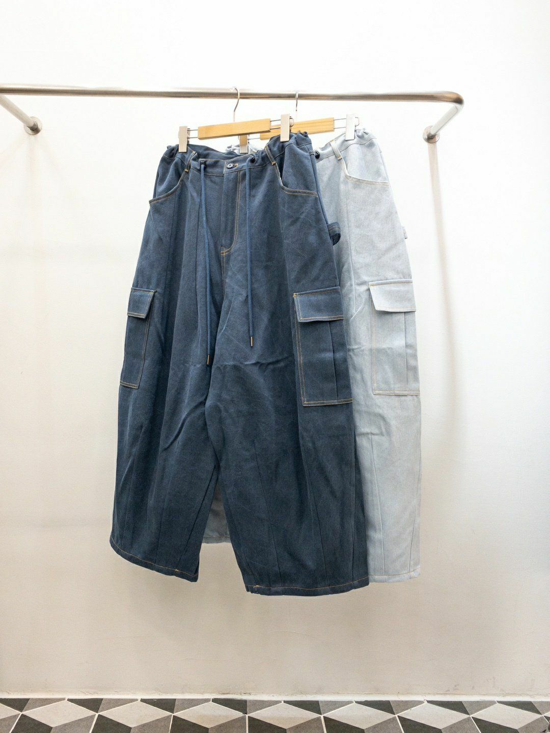 淨色工裝鬆身褲 COSTES-007P