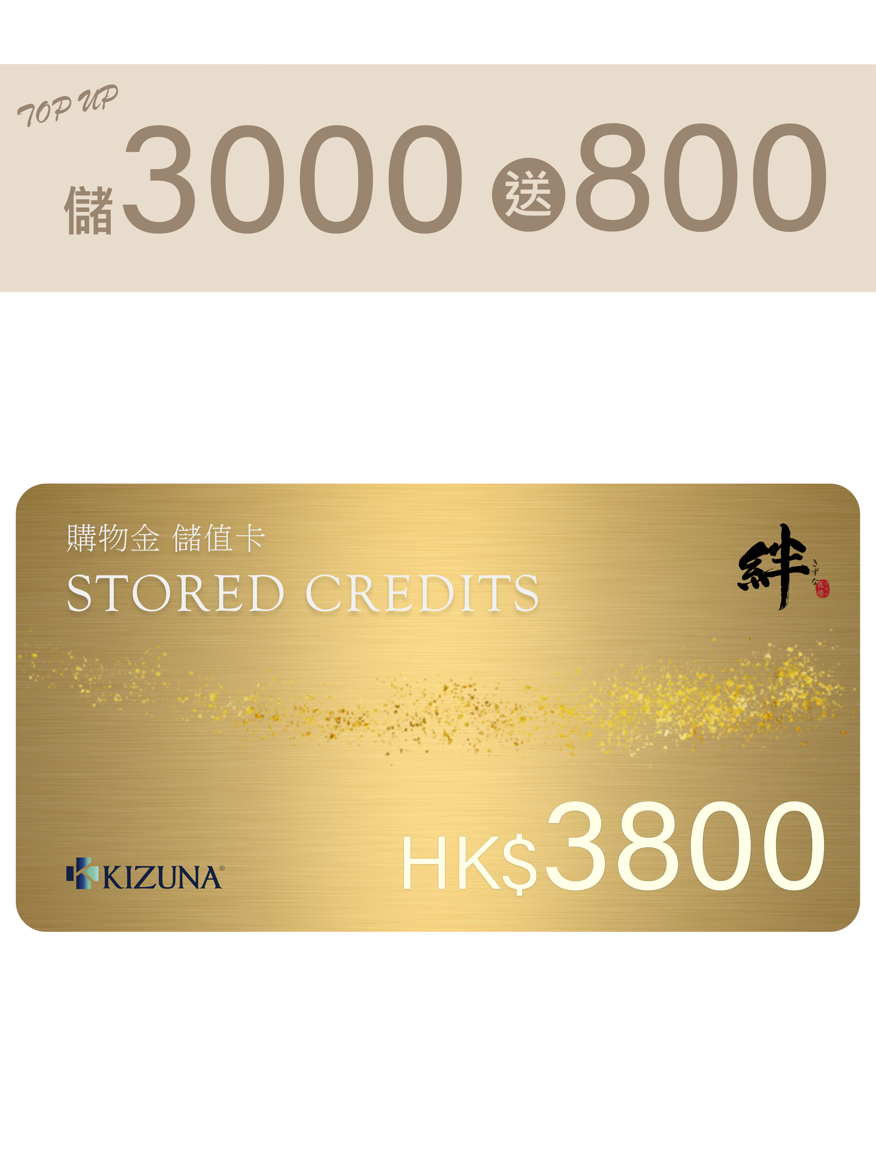 $3800 購物金儲值卡