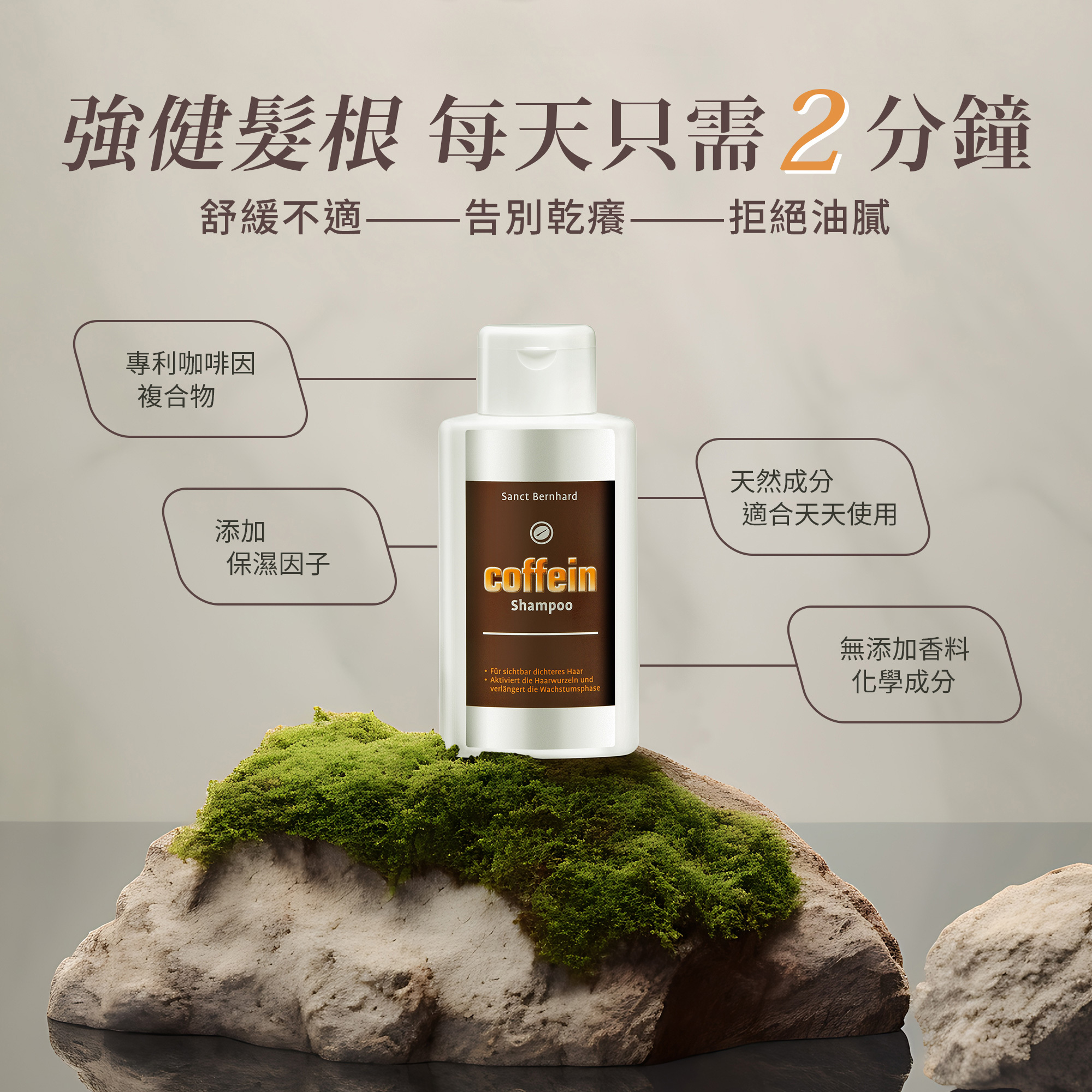 咖啡因滋養洗髮精