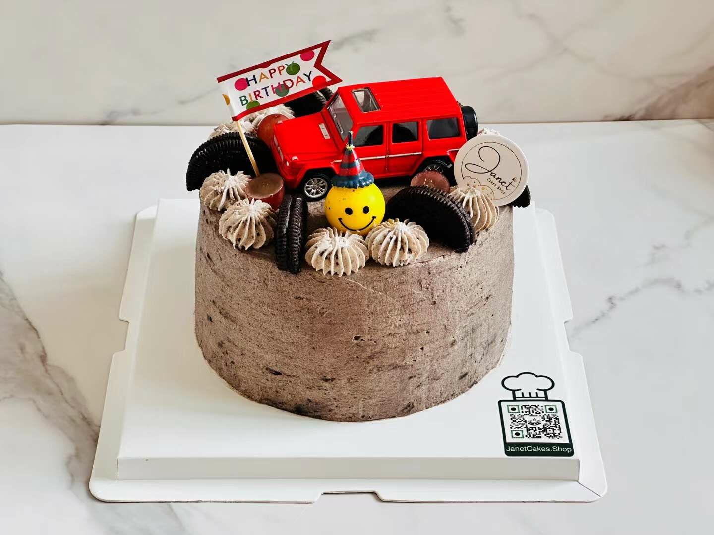 奧利奧雙層芒果夾心配海棉蛋糕