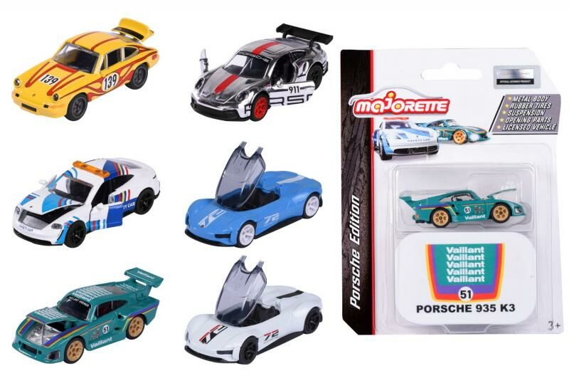 《美捷輪 Majorette 》保時捷豪華賽車系列  (款式隨機出貨)