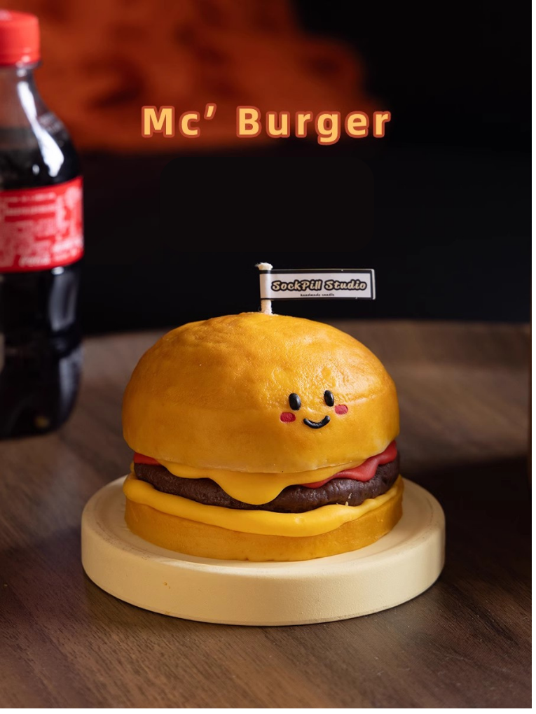 【預購】聖誕節🌲交換禮物必買 超可愛漢堡香氛蠟燭禮盒🍔