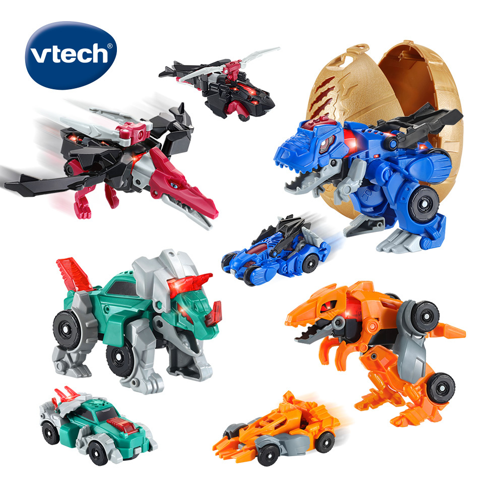 Vtech 3合1聲光DIY變形恐龍車