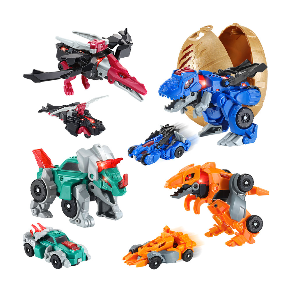 Vtech 3合1聲光DIY變形恐龍車