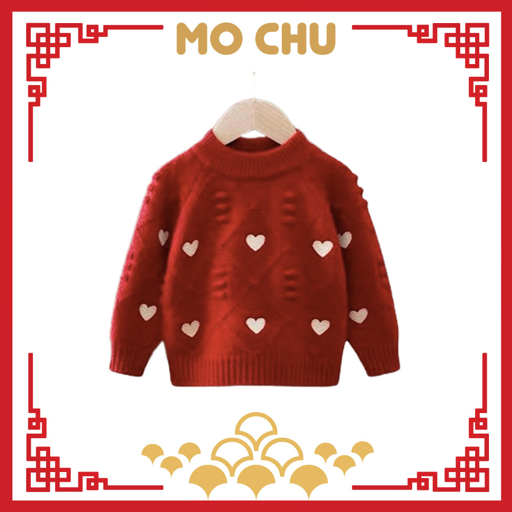 (100cm現貨)愛心刺繡毛衣