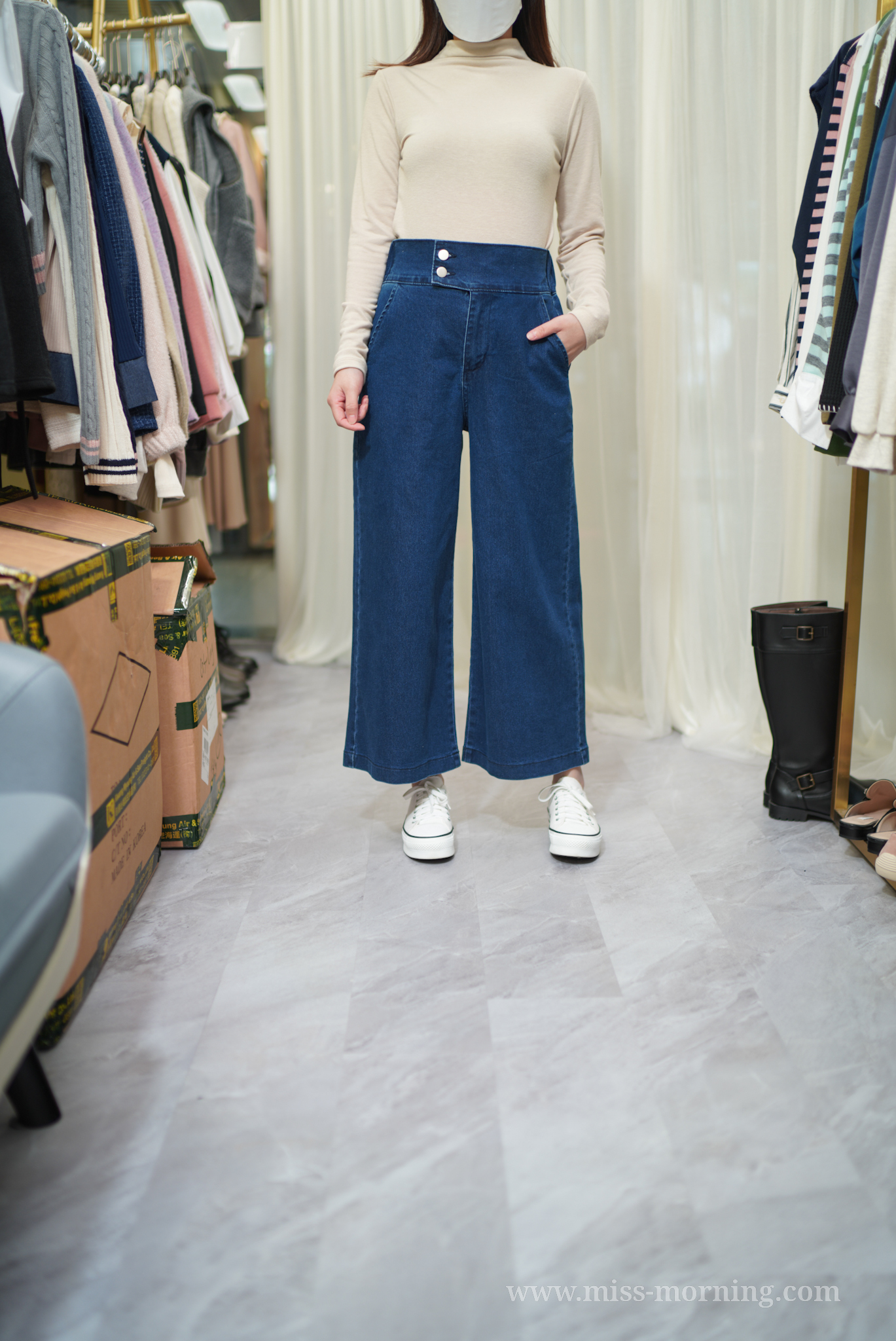 彈彈四季牛仔褲(33666)