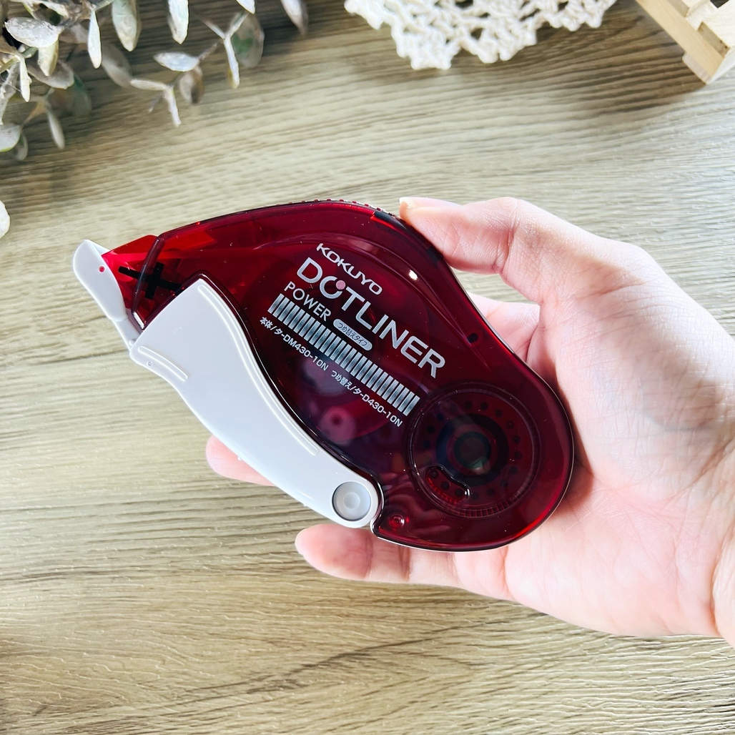 日本KOKUYO ． DOTLINER 好黏便利貼 豆豆貼 強力型10mm*10m DM430-10