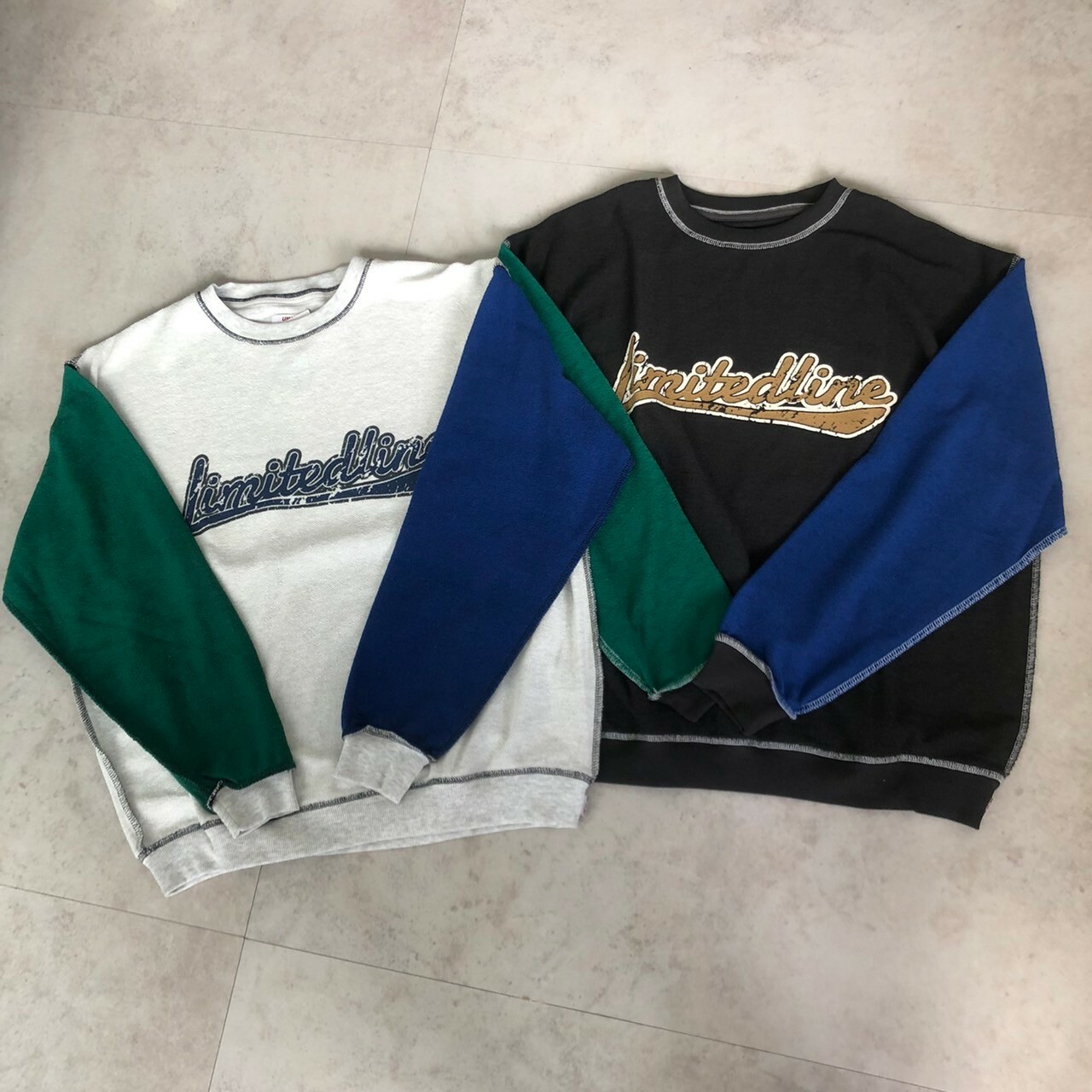 LIMITED LINE NAIVE MAGIC Petty Wolf 棒球logo寬鬆大學Tee 22528