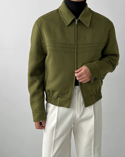 Lauren羊毛手工夾克(內裡羽絨背心可拆)