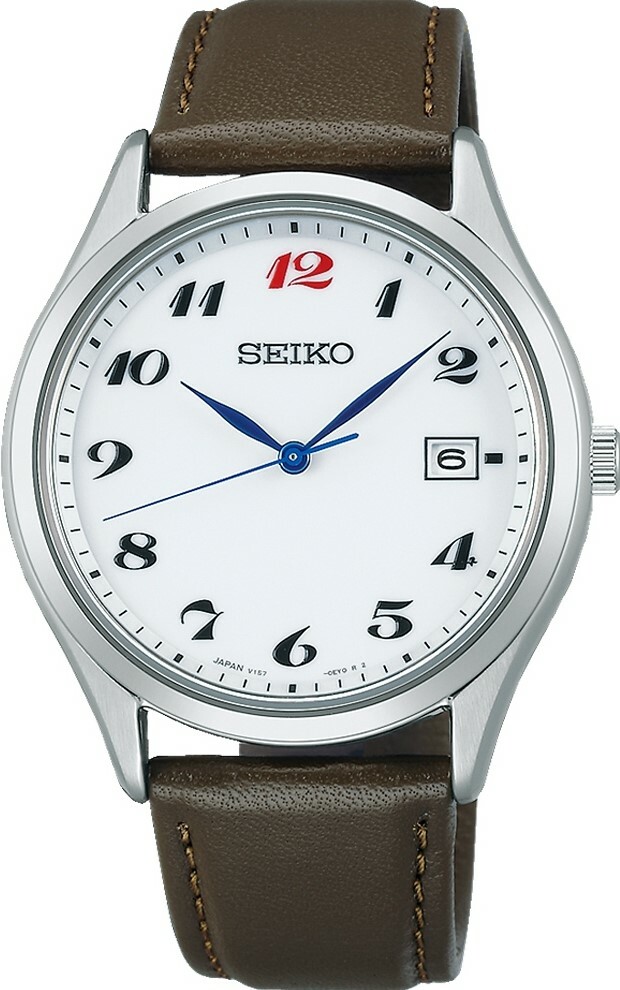 萬年鐘錶 - SEIKO CS系列  110週年限量紀念太陽能皮革男錶  SBPX149J  / V157-0DV0J  錶徑38.7MM