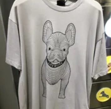 [S] LIFEWORK SIGNATURE RADOK PRINT SHORT SLEEVE T-SHIRT,GREY, LW235TS990-33 (SLW414)