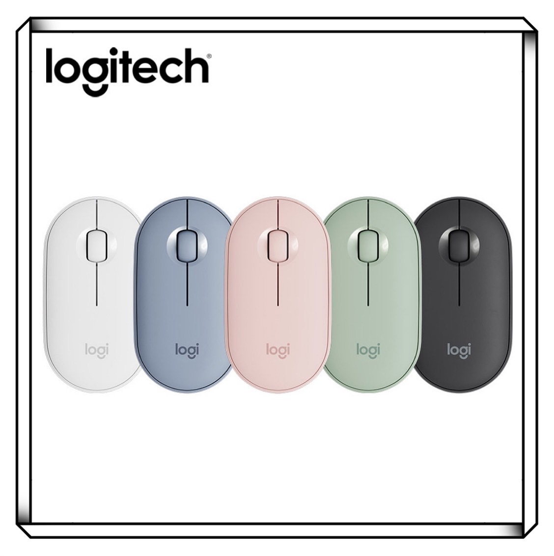 Logitech 羅技 M350 鵝卵石無線滑鼠
