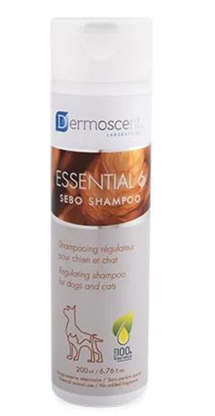 DERMOSCENT ESSENTIAL 6 犬貓去油洗毛水 SEBO SHAMPOO FOR DOGS & CATS 200ML