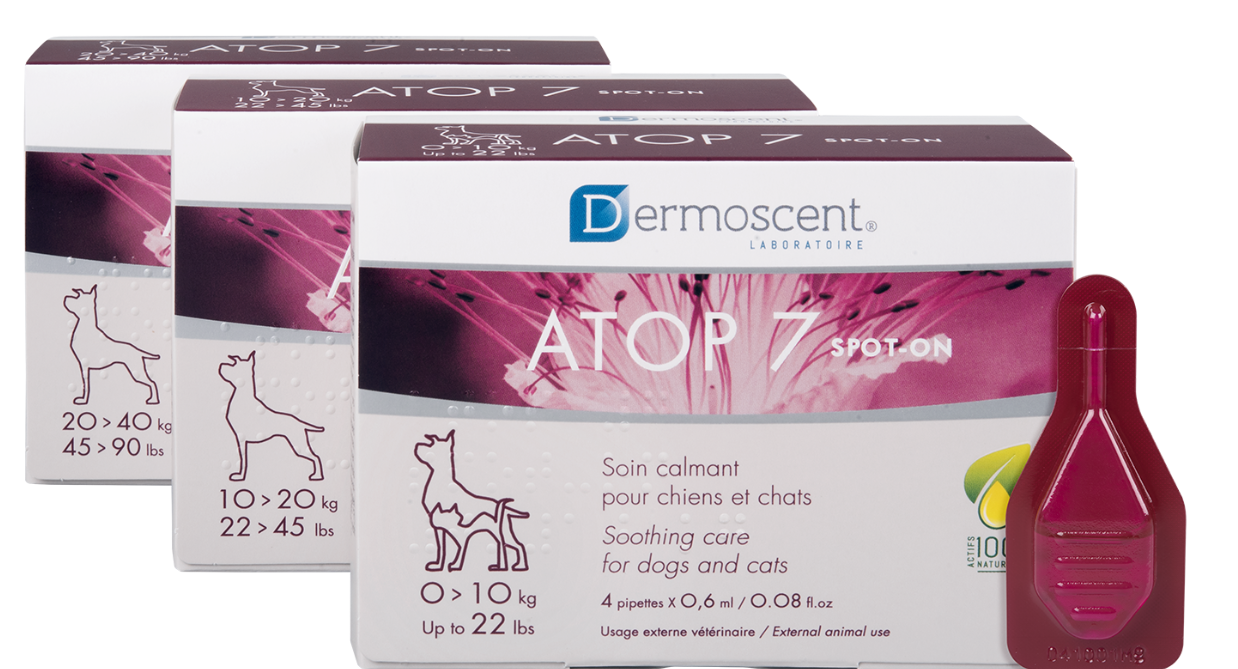 Dermoscent®ATOP 7°  防敏滴劑 spot-on for dogs andcats 0-10kg