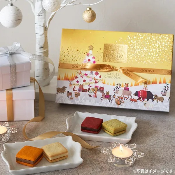 Godiva 厚朱古力餡夾心餅