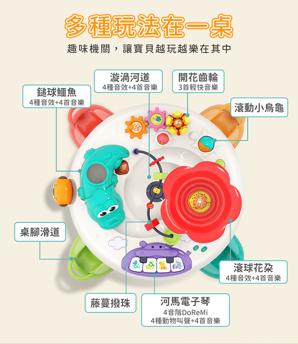 HolaLand歡樂島 叢林滾球遊戲桌 感統玩具