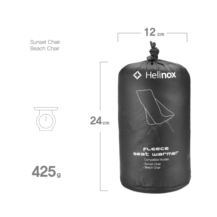 Helinox｜Fleece Seat Warmer｜Sunset / Beach Chair 專用刷毛椅套