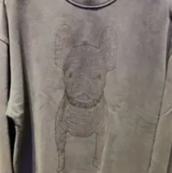 [S] LIFEWORK RADOK PRINT SIGNATURE SWEATSHIRT,CHARCOAL GREY, LW235MT990-36 (SLW418)