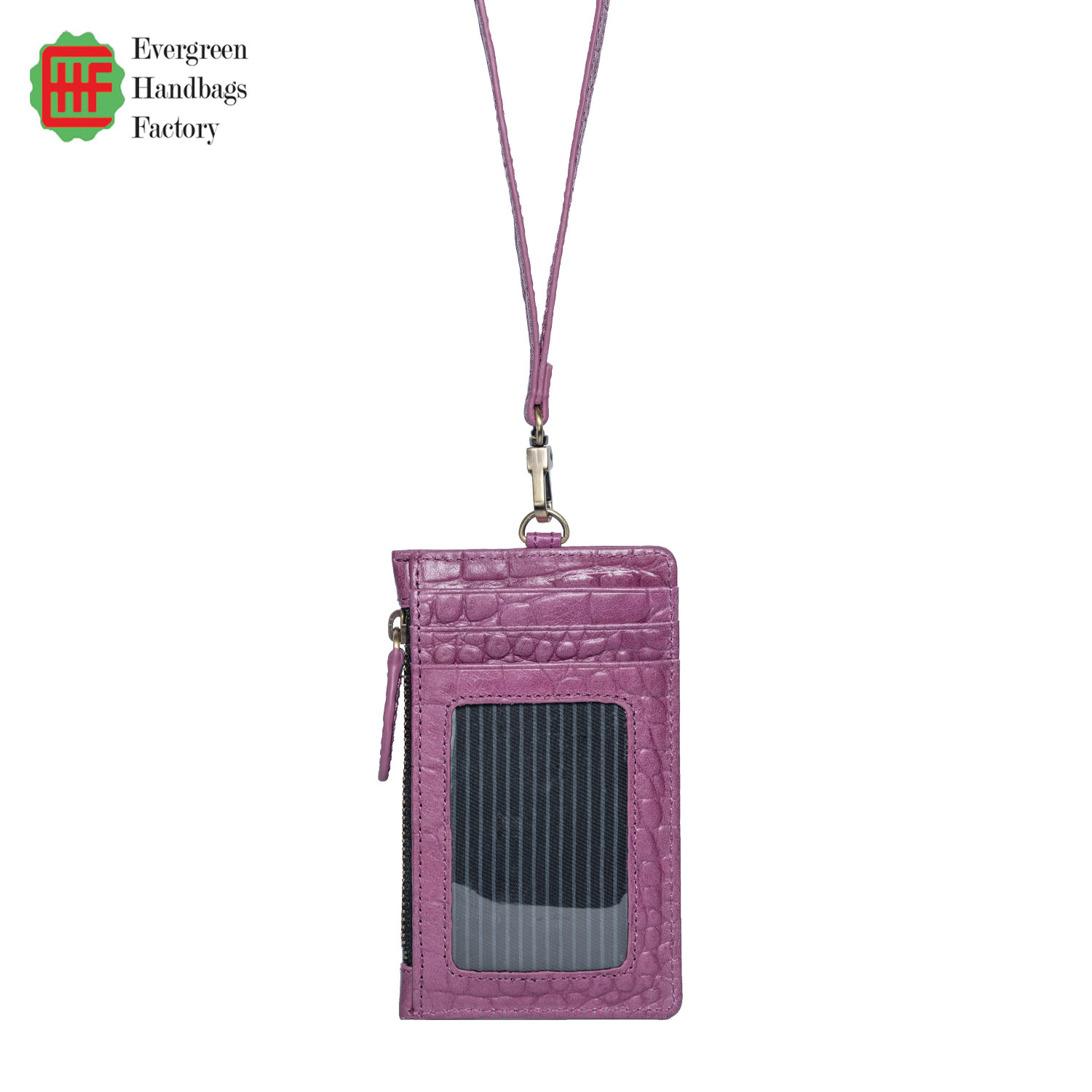 Neck Strap Card Holder(Purple)