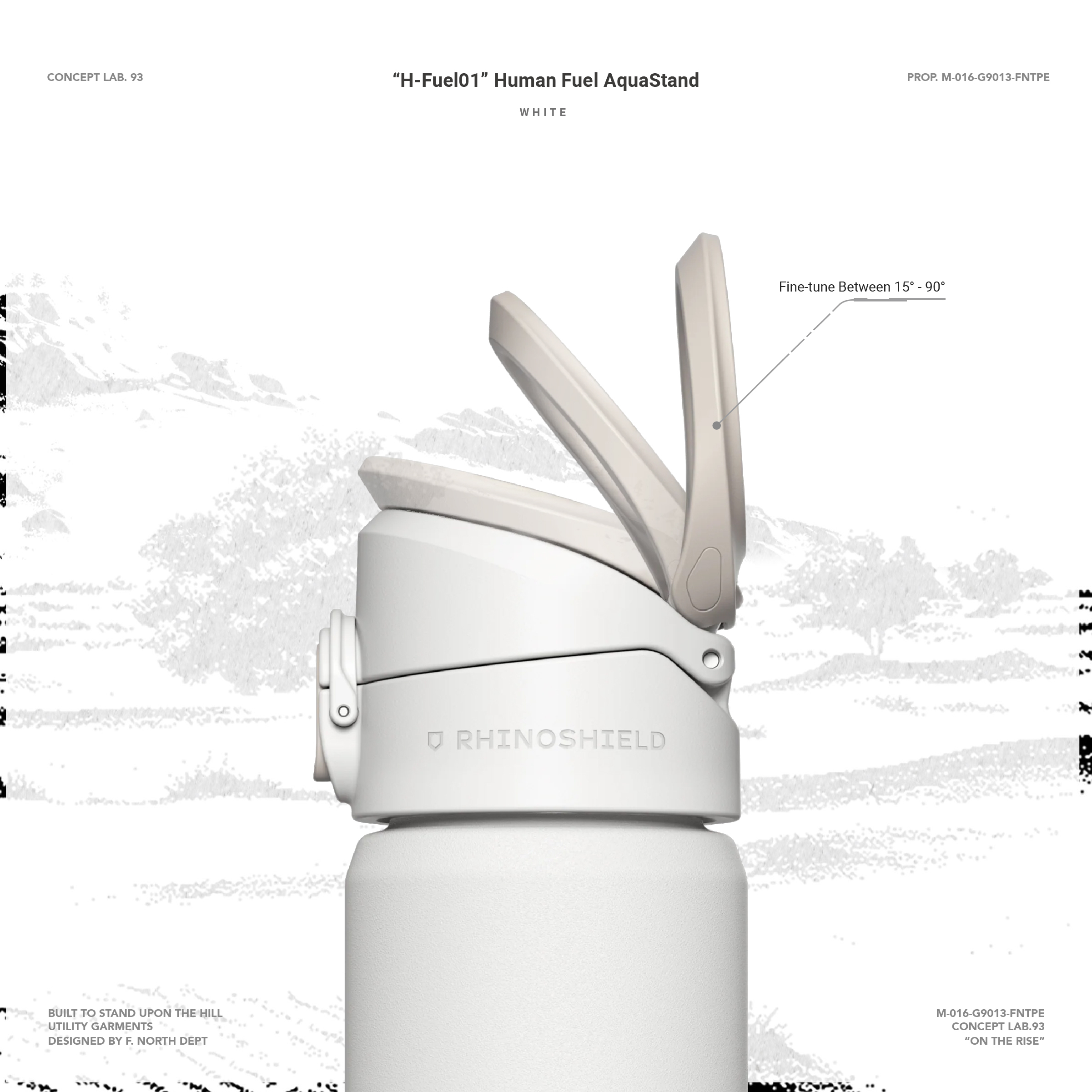 H-Fuel01” Human Fuel AquaStand - White