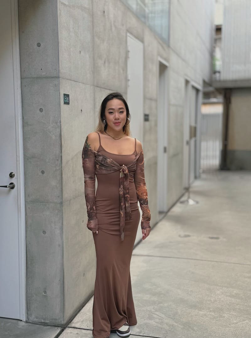 巴洛克網紗綁帶上衣