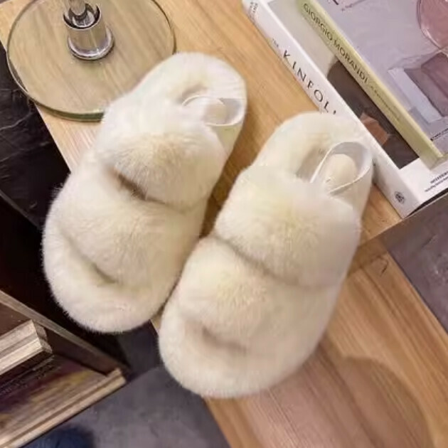 毛毛拖鞋
