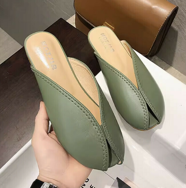 Baotou half slippers