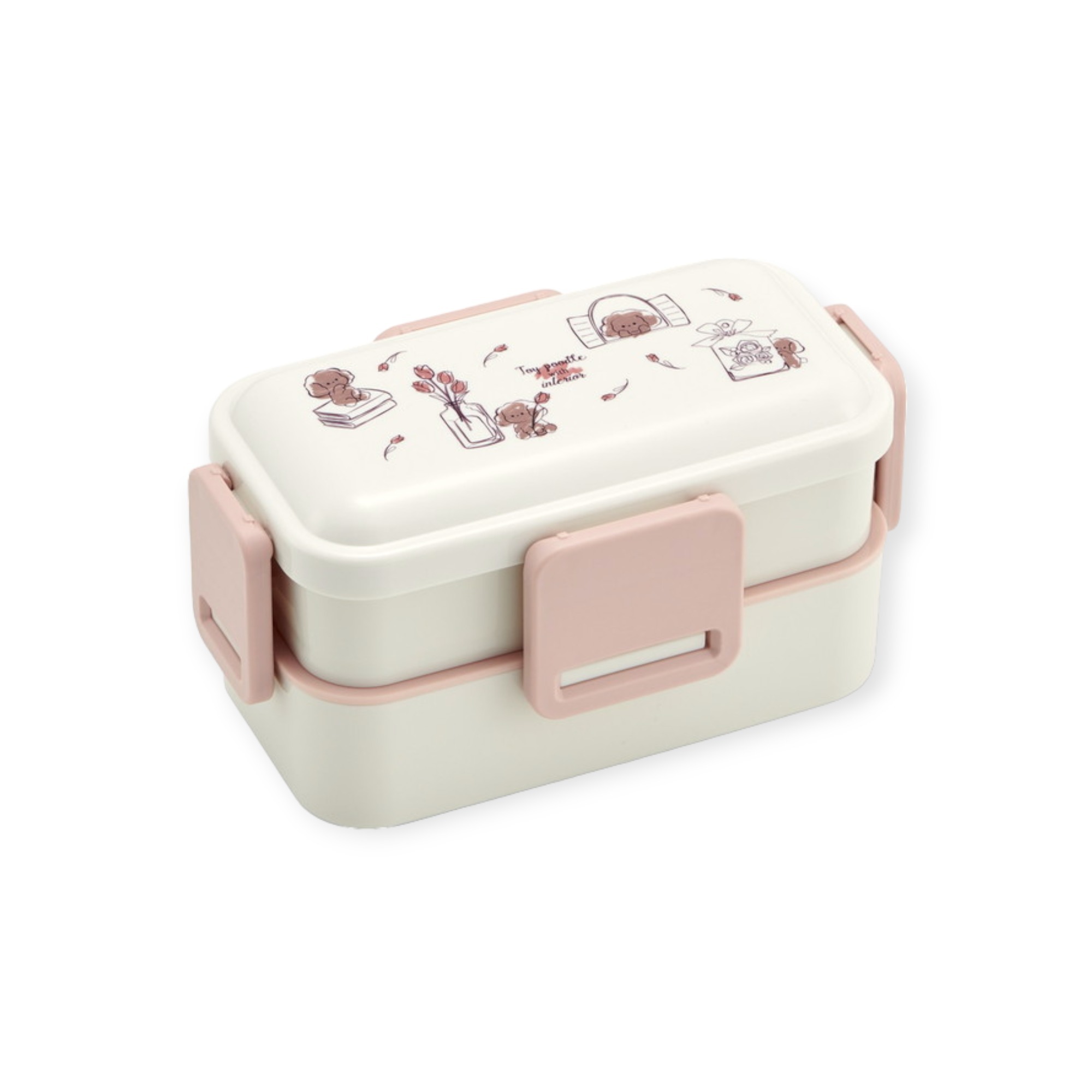 Skater 貴婦狗2層便當盒 600ml