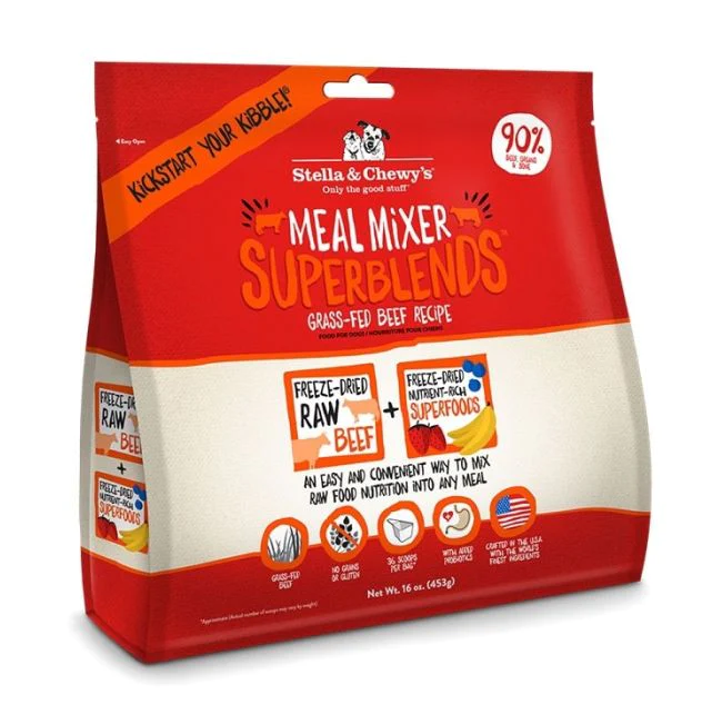 Stella's & Chewy's Grass-Fed Beef Superblends．3.25oz/16oz