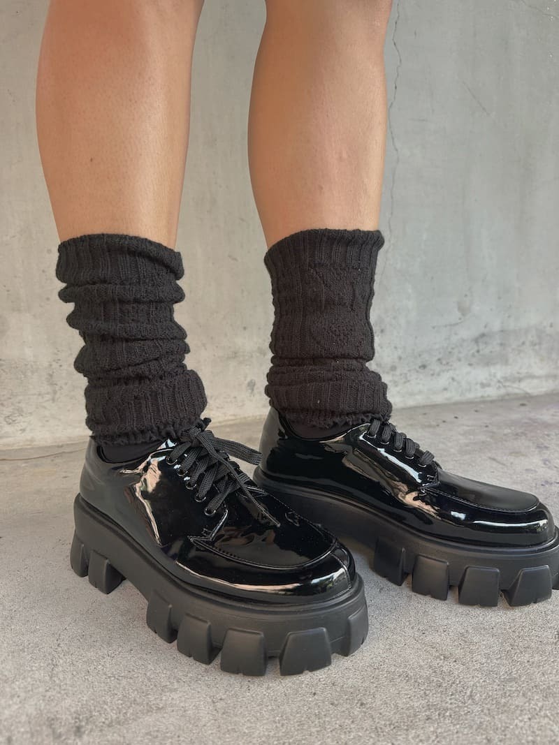 黑色推推襪套