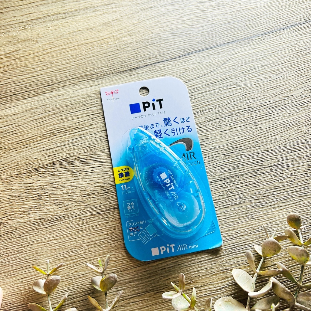TOMBOW 蜻蜓 ．Pit AIR mini 滑行雙面膠帶 豆豆貼