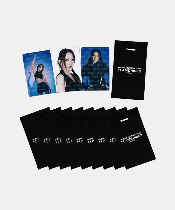 LE SSERAFIM FLAME RISES IN JAPAN PHOTO CARD