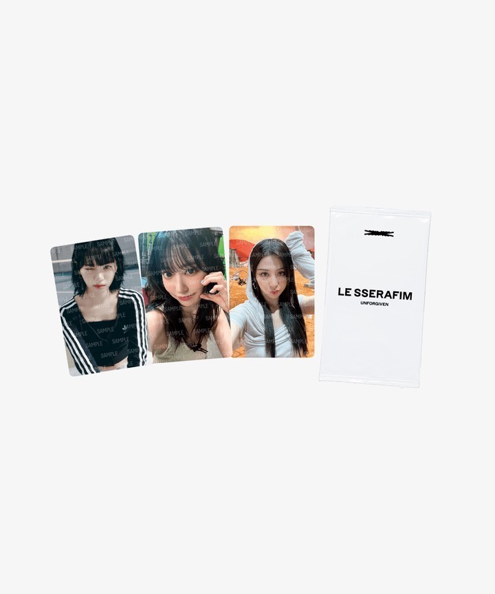 LE SSERAFIM UNFORGIVEN JAPAN PHOTO CARD