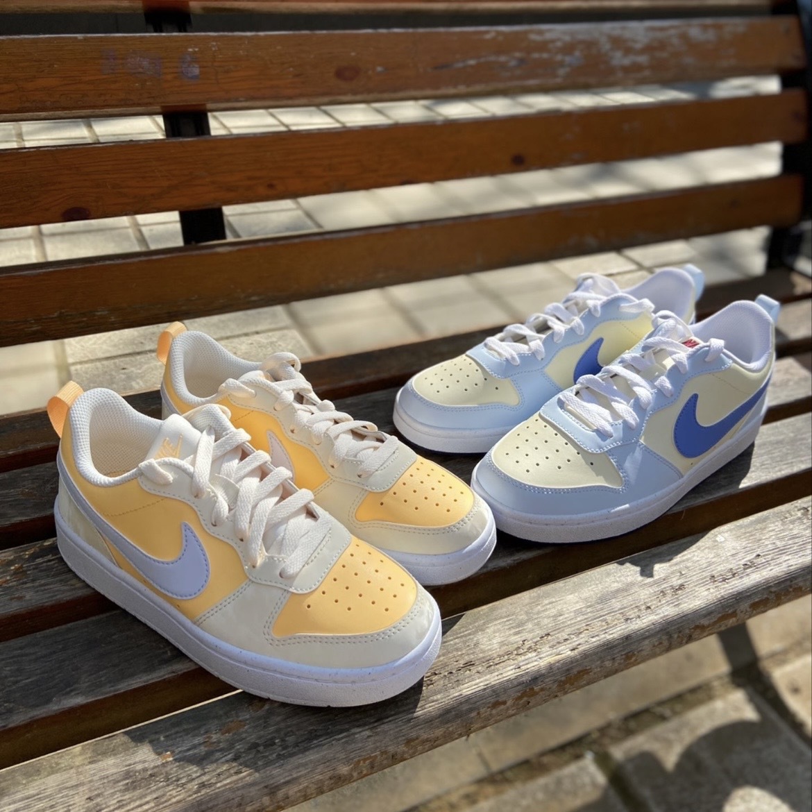 Nike Court Borough Low Recraft (GS) 蜜瓜黃/奶油藍 小Dunk