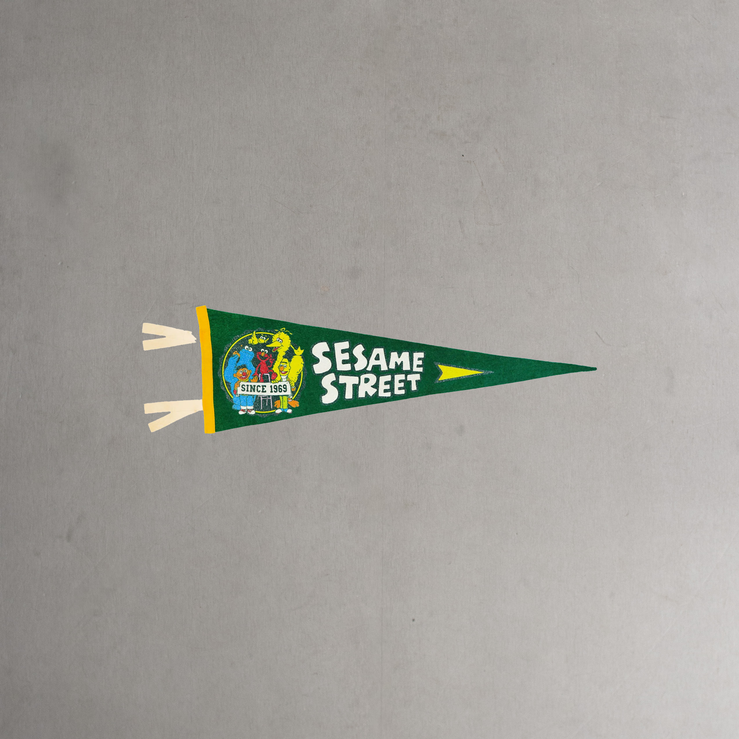 OXFORD PENNANT SESAME STREET 美國製 芝麻街 羊毛 三角旗